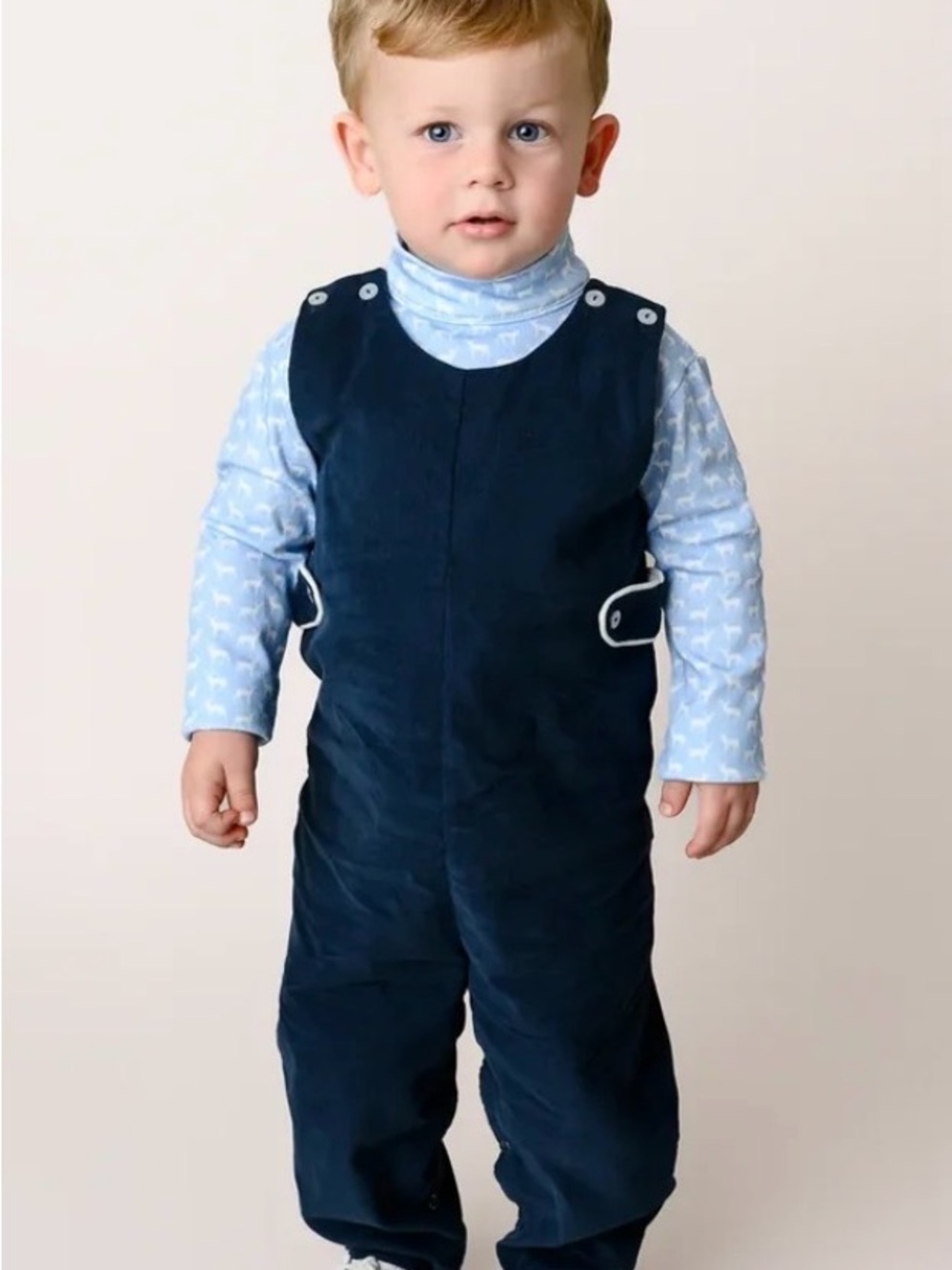 Lullaby Set Navy Corduroy Overalls Princeton Longalls Jon Jon